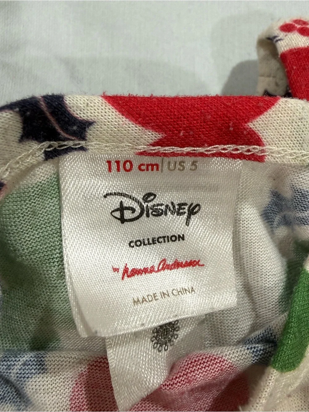 Hanna Andersson Red & Green Mickey Holiday Nightgown